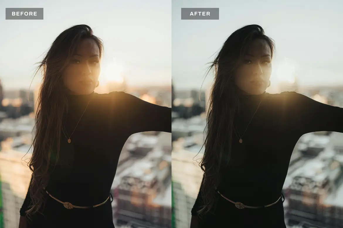 5个戏剧性电影感Lightroom预设包人像街拍摄影后期调色滤镜