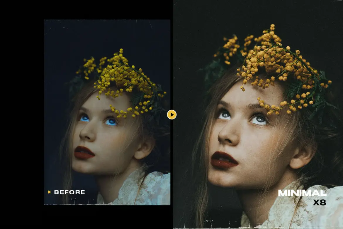 现代简约风格Lightroom预设包干净人像生活摄影后期调色滤镜