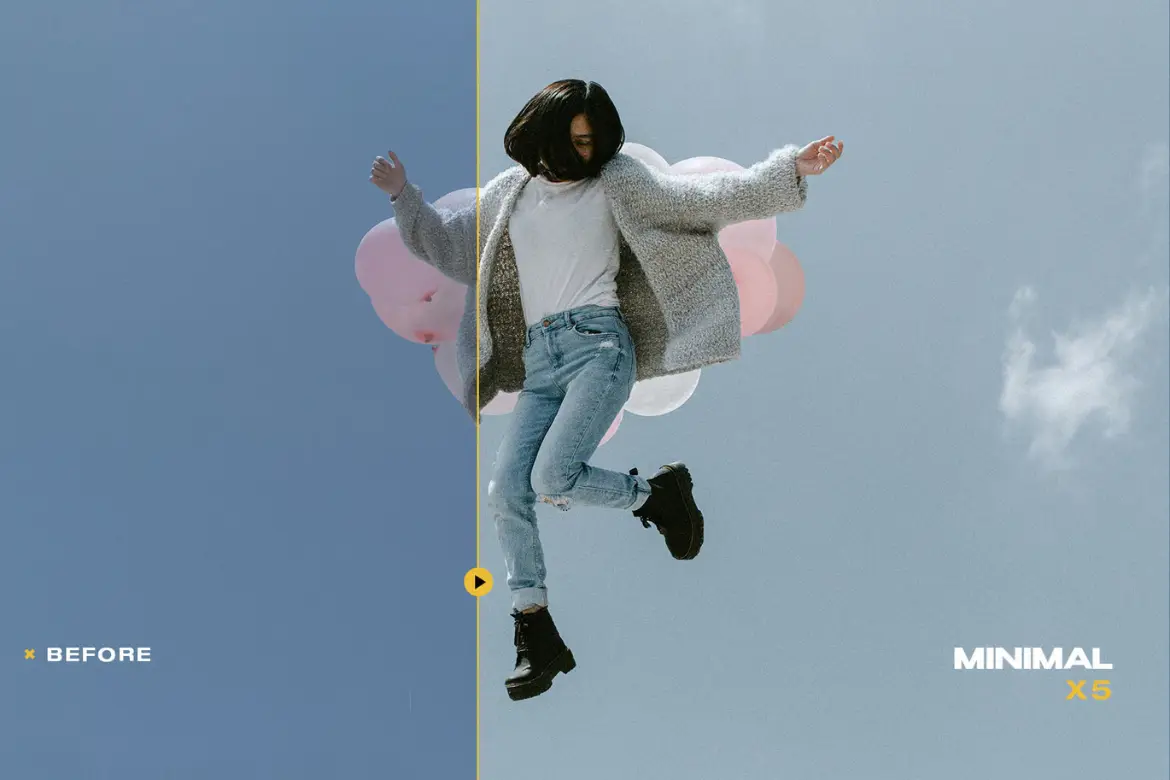 现代简约风格Lightroom预设包干净人像生活摄影后期调色滤镜