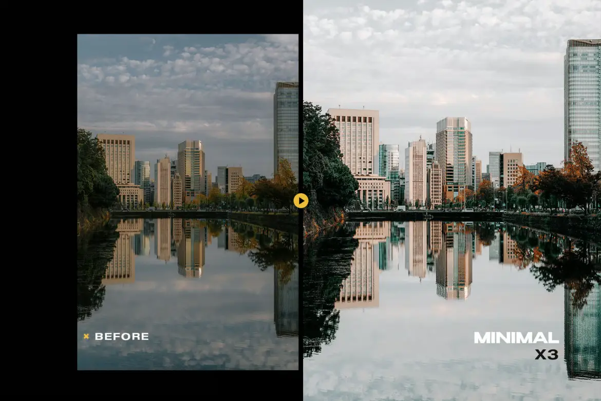 现代简约风格Lightroom预设包干净人像生活摄影后期调色滤镜