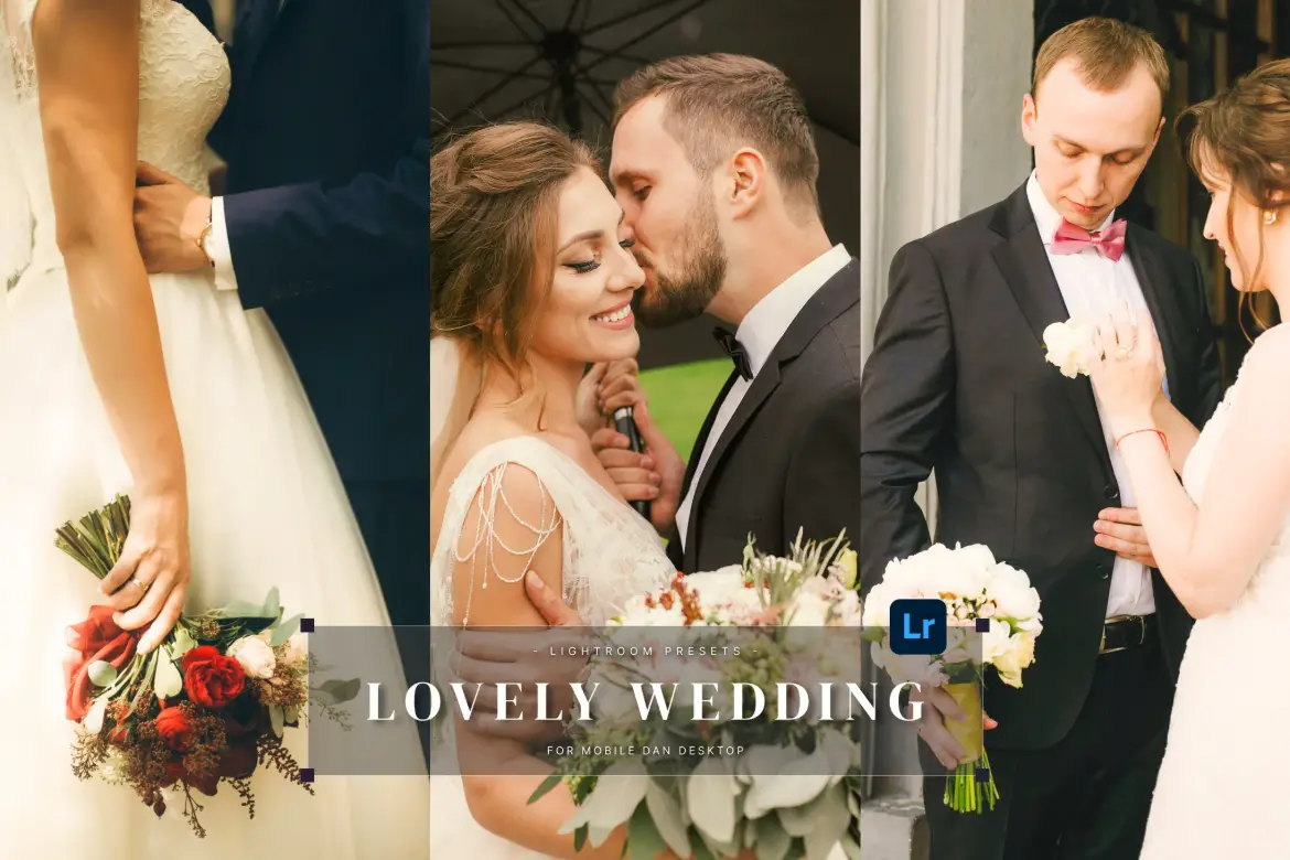 婚礼摄影Lightroom预设包浪漫优雅人像情侣后期调色滤镜