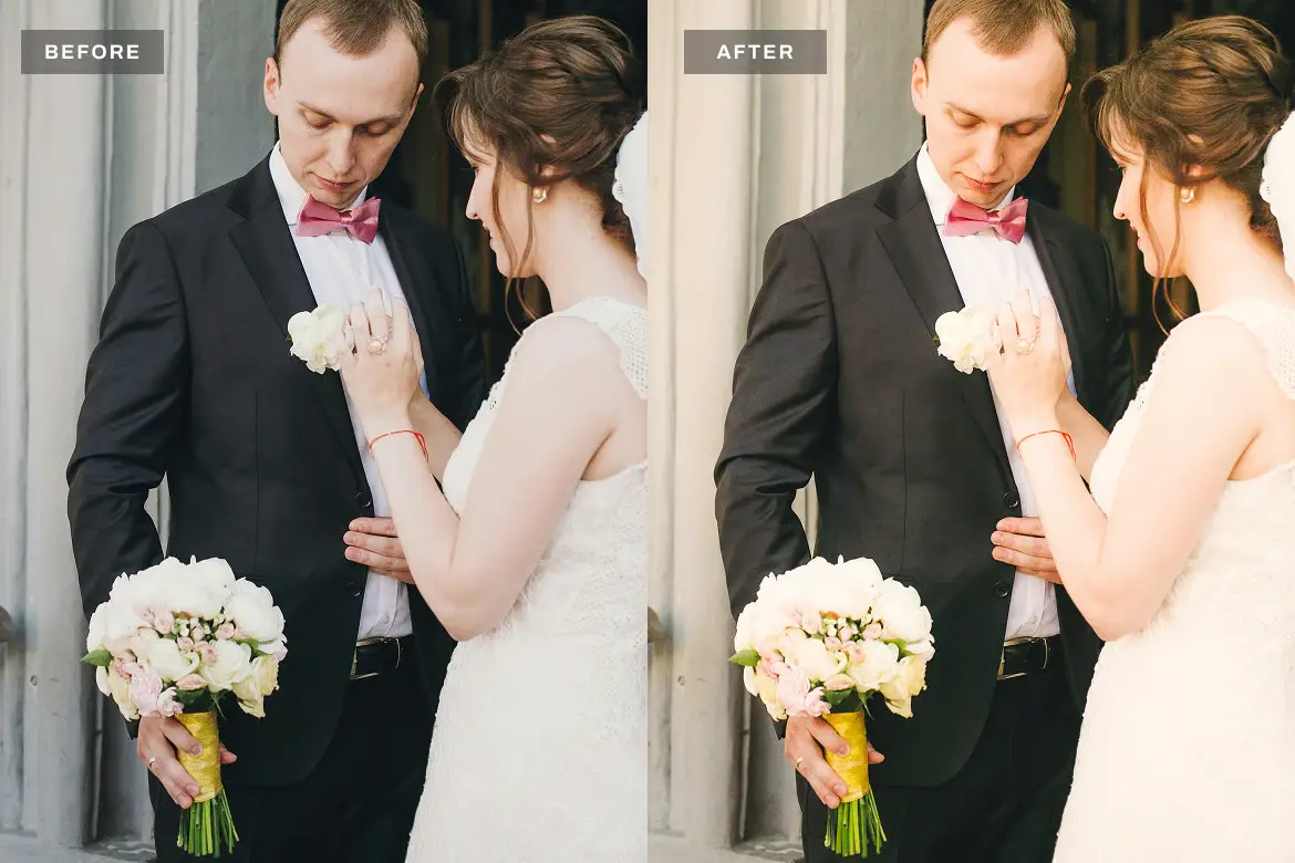 婚礼摄影Lightroom预设包浪漫优雅人像情侣后期调色滤镜