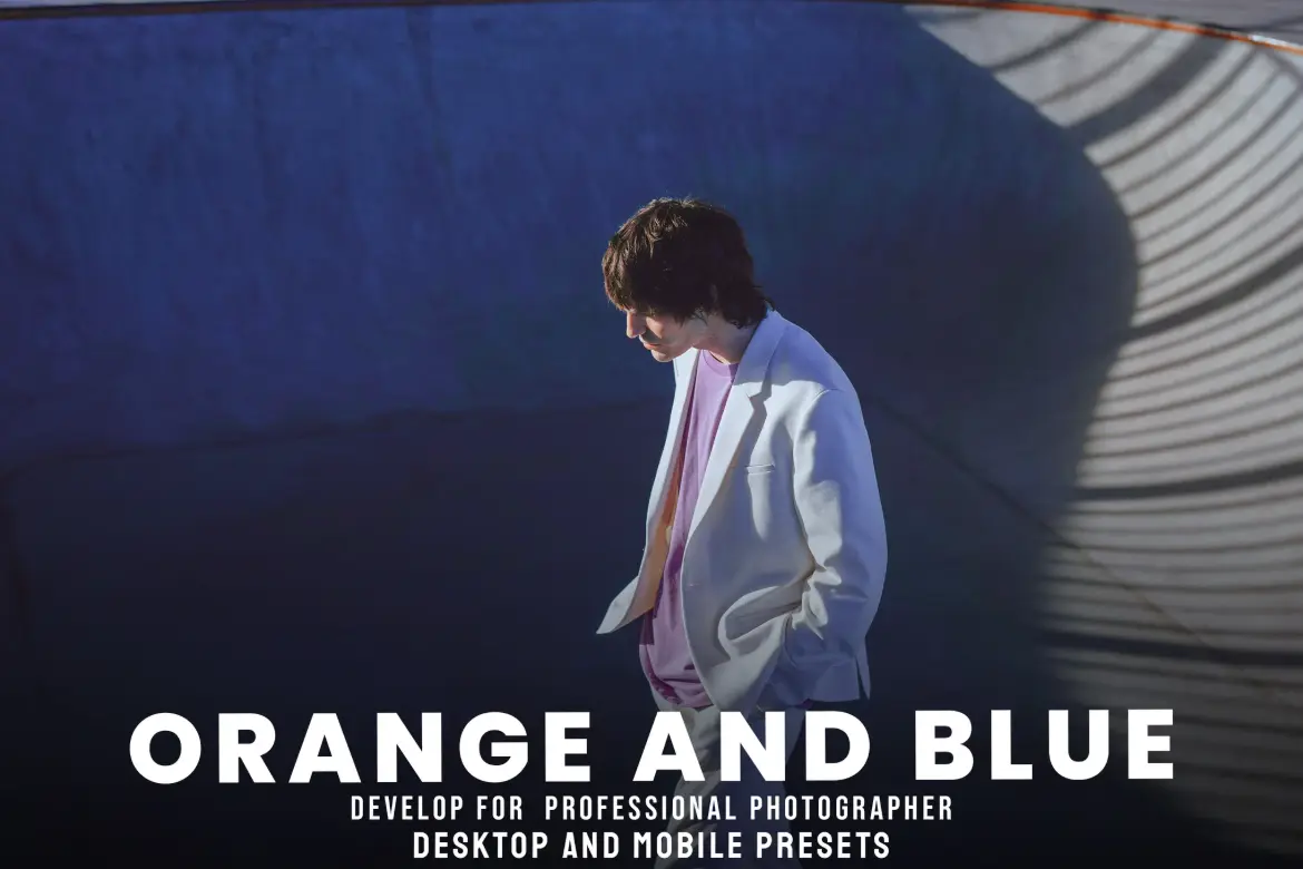 橙蓝电影感Lightroom预设包人像街拍摄影后期调色滤镜