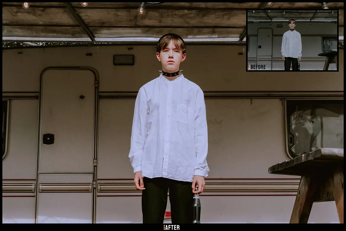 橙蓝电影感Lightroom预设包人像街拍摄影后期调色滤镜