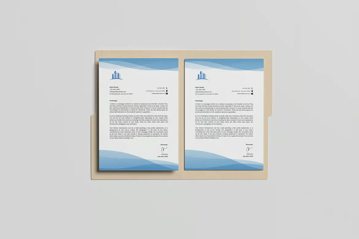 4套A4文件夹展示样机PSD模版企业品牌办公文具提案设计素材