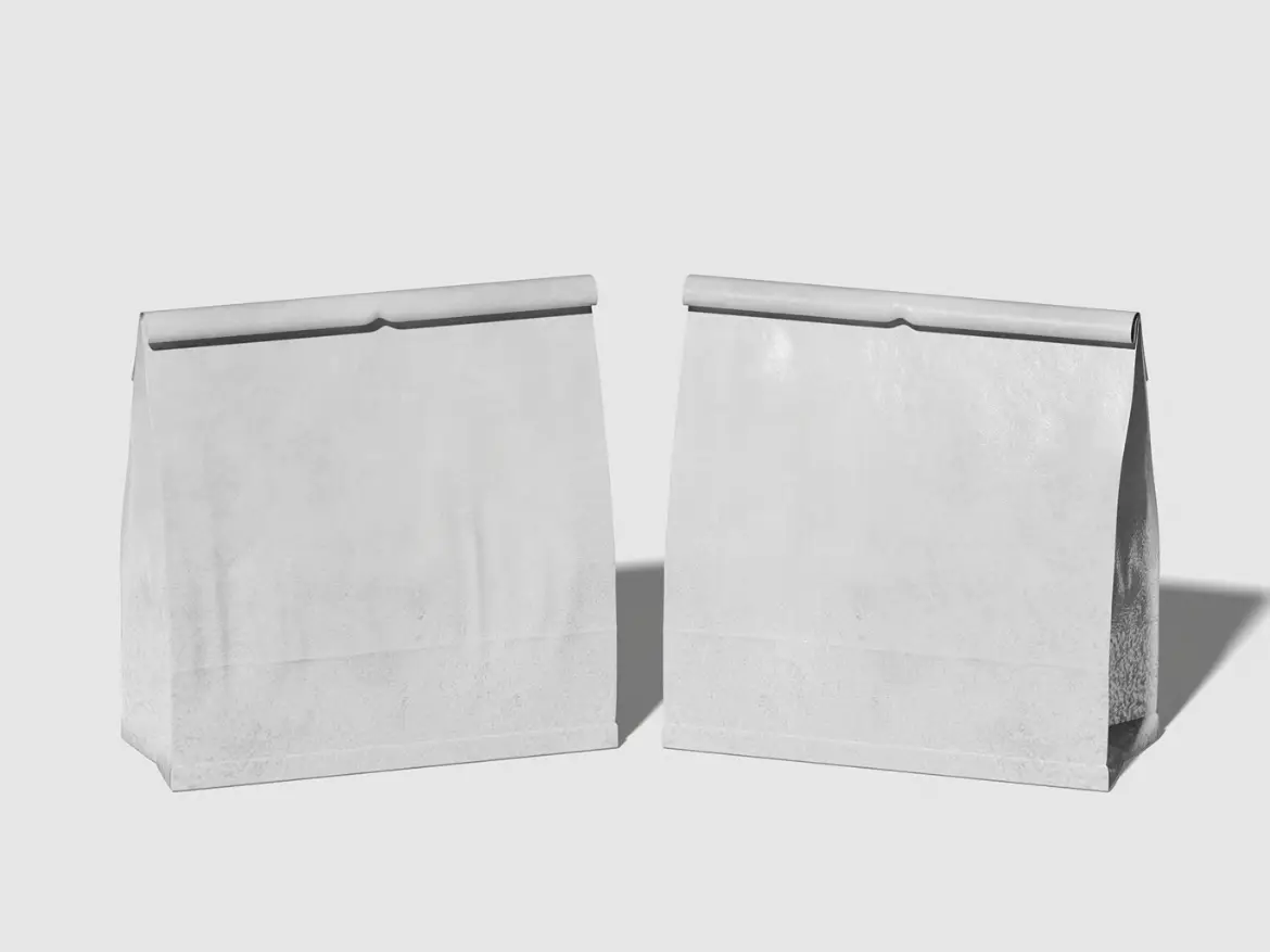 纸袋模型PSD源文件 Paper Bag Mockup