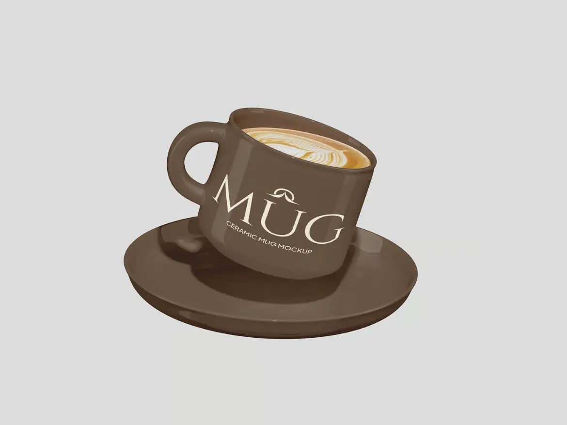 陶瓷杯模型PSD源文件 Ceramic Mug Mockup