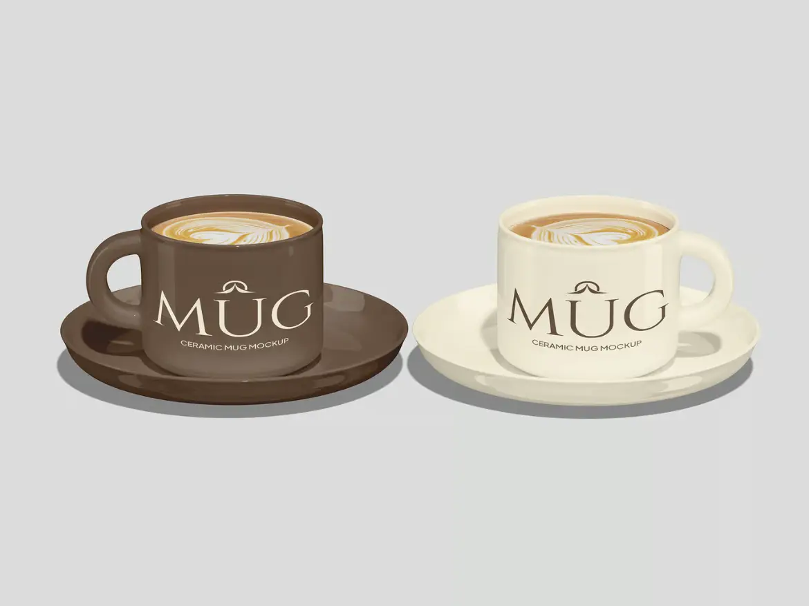 陶瓷杯模型PSD源文件 Ceramic Mug Mockup