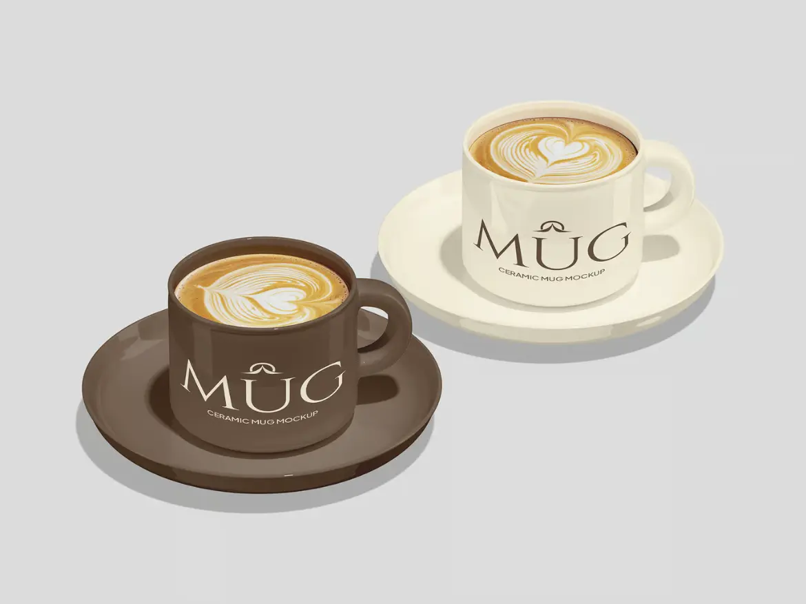 陶瓷杯模型PSD源文件 Ceramic Mug Mockup