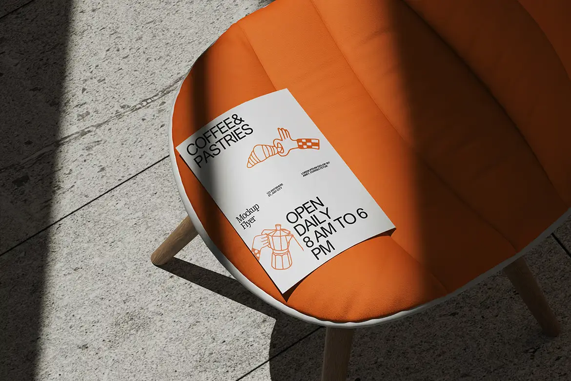 传单模型PSD源文件 Flyer Mockup