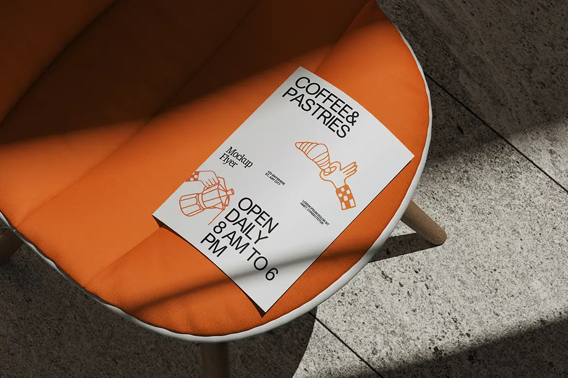 传单模型PSD源文件 Flyer Mockup