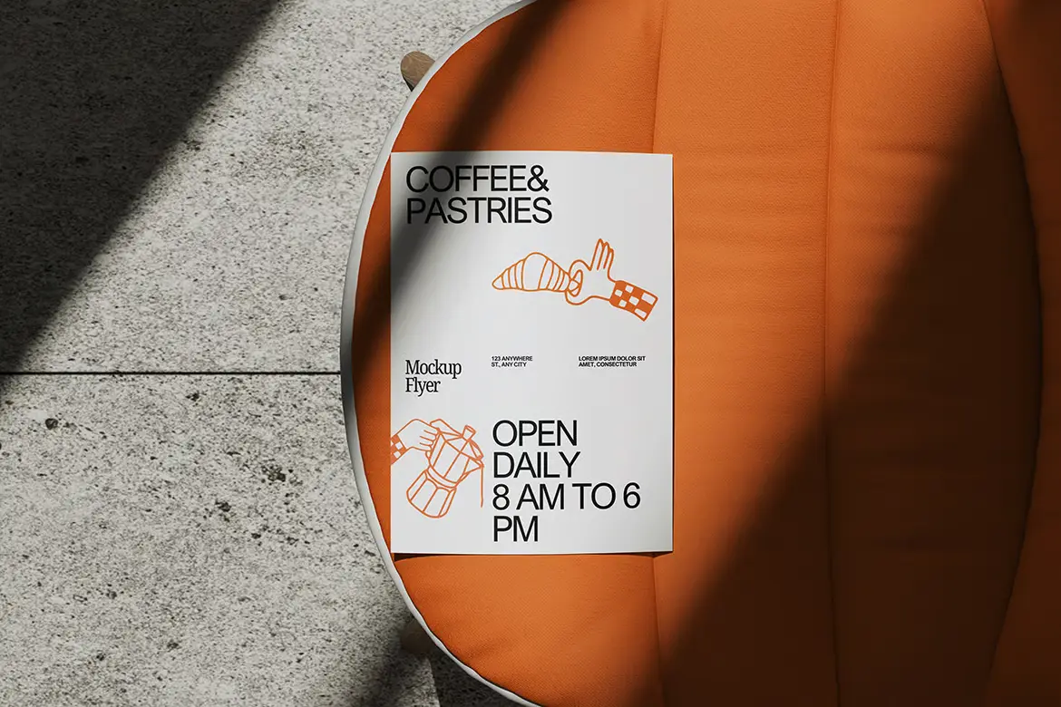 传单模型PSD源文件 Flyer Mockup