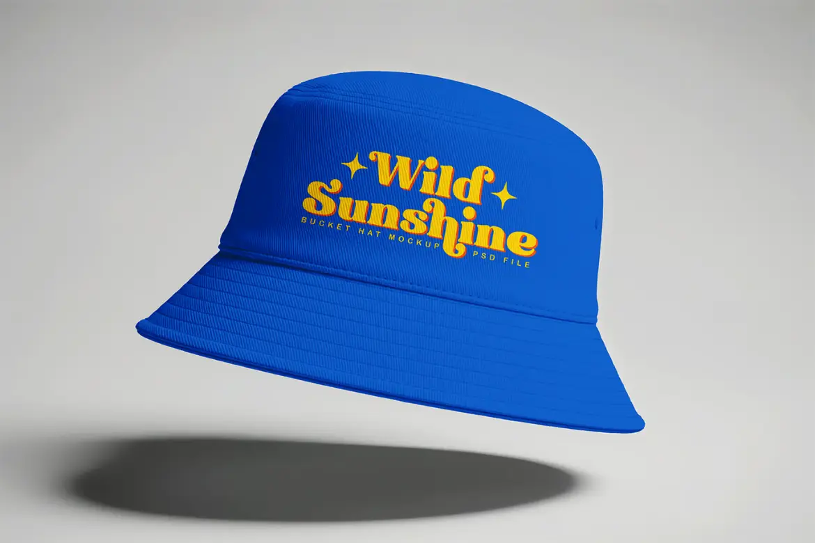 渔夫帽模型PSD源文件 Bucket Hat Mockup