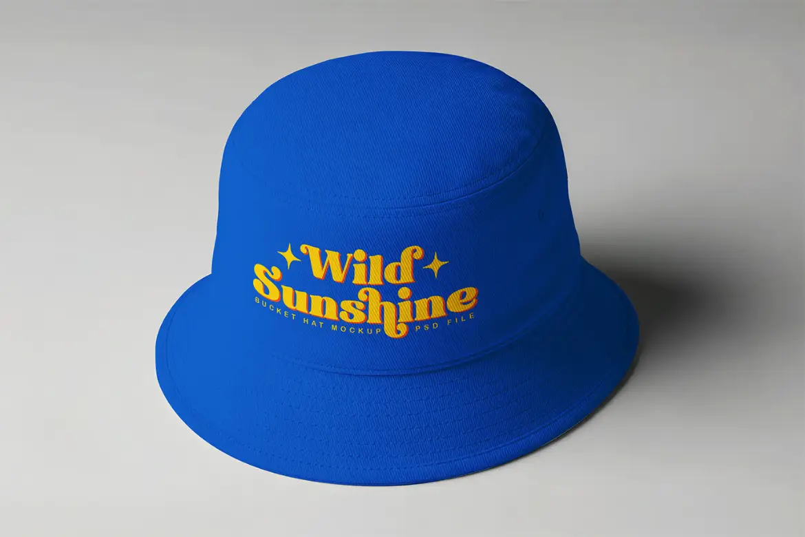 渔夫帽模型PSD源文件 Bucket Hat Mockup