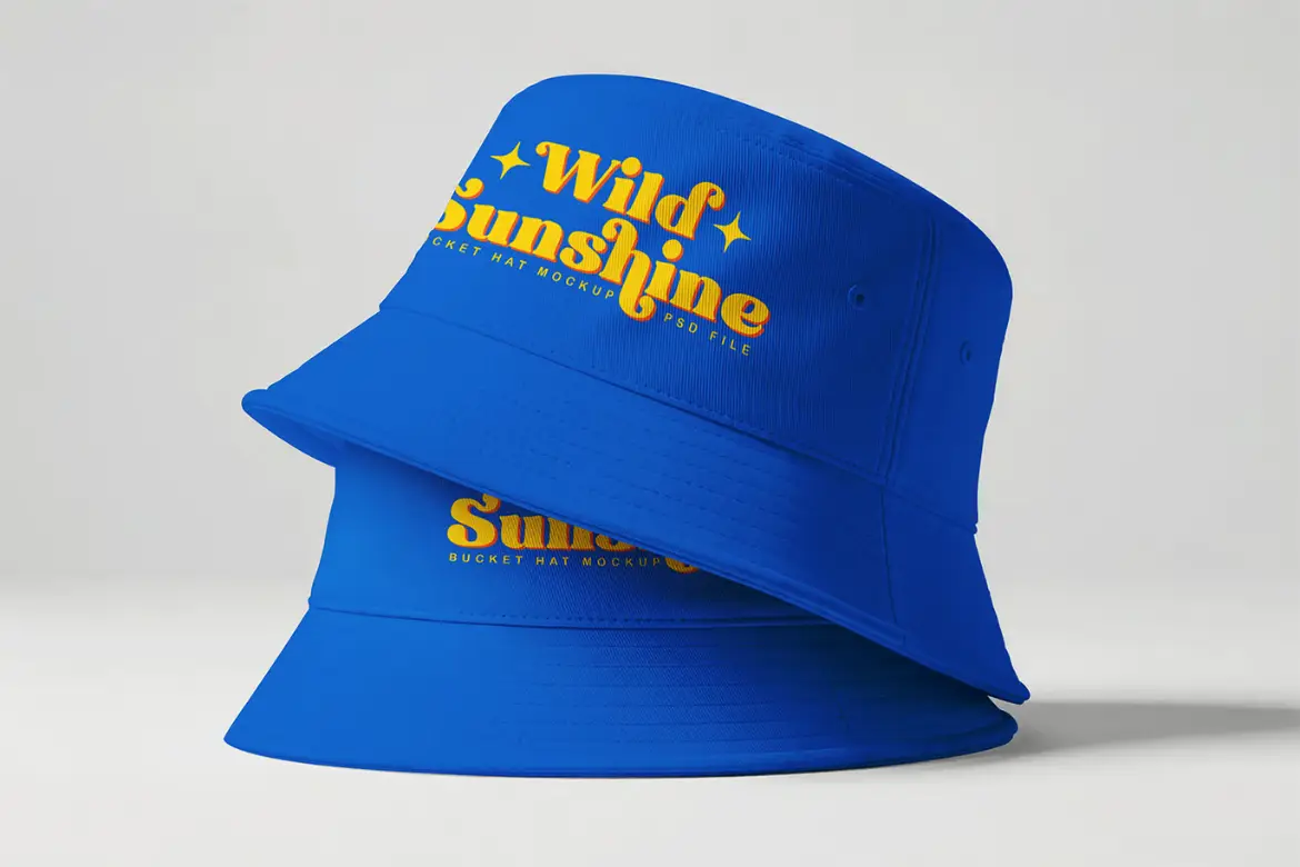 渔夫帽模型PSD源文件 Bucket Hat Mockup