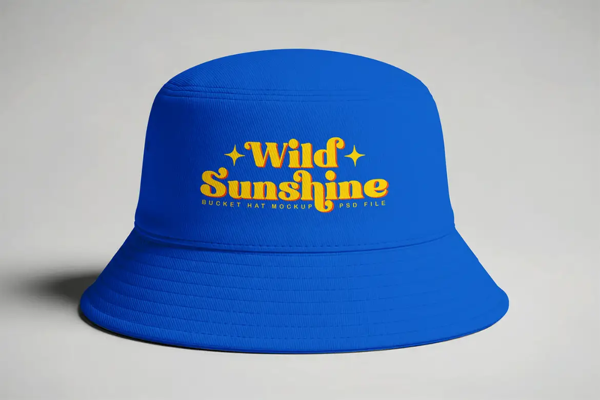 渔夫帽模型PSD源文件 Bucket Hat Mockup