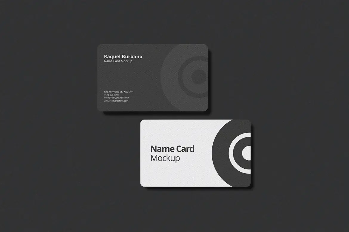 名片模型PSD源文件 Name Card Mockup