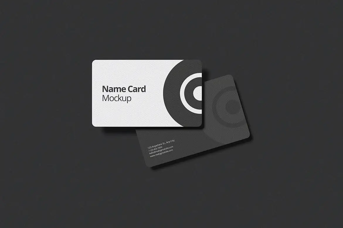 名片模型PSD源文件 Name Card Mockup