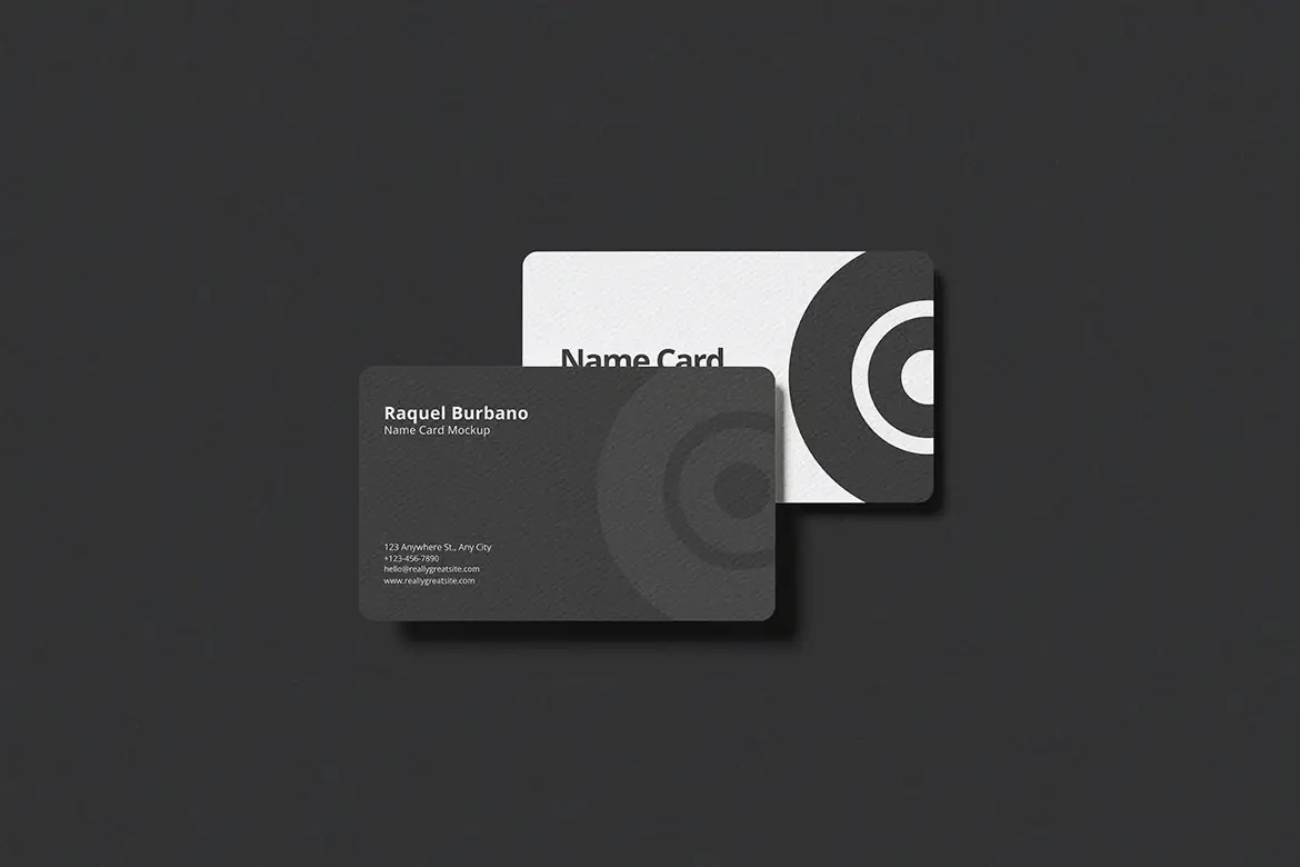 名片模型PSD源文件 Name Card Mockup