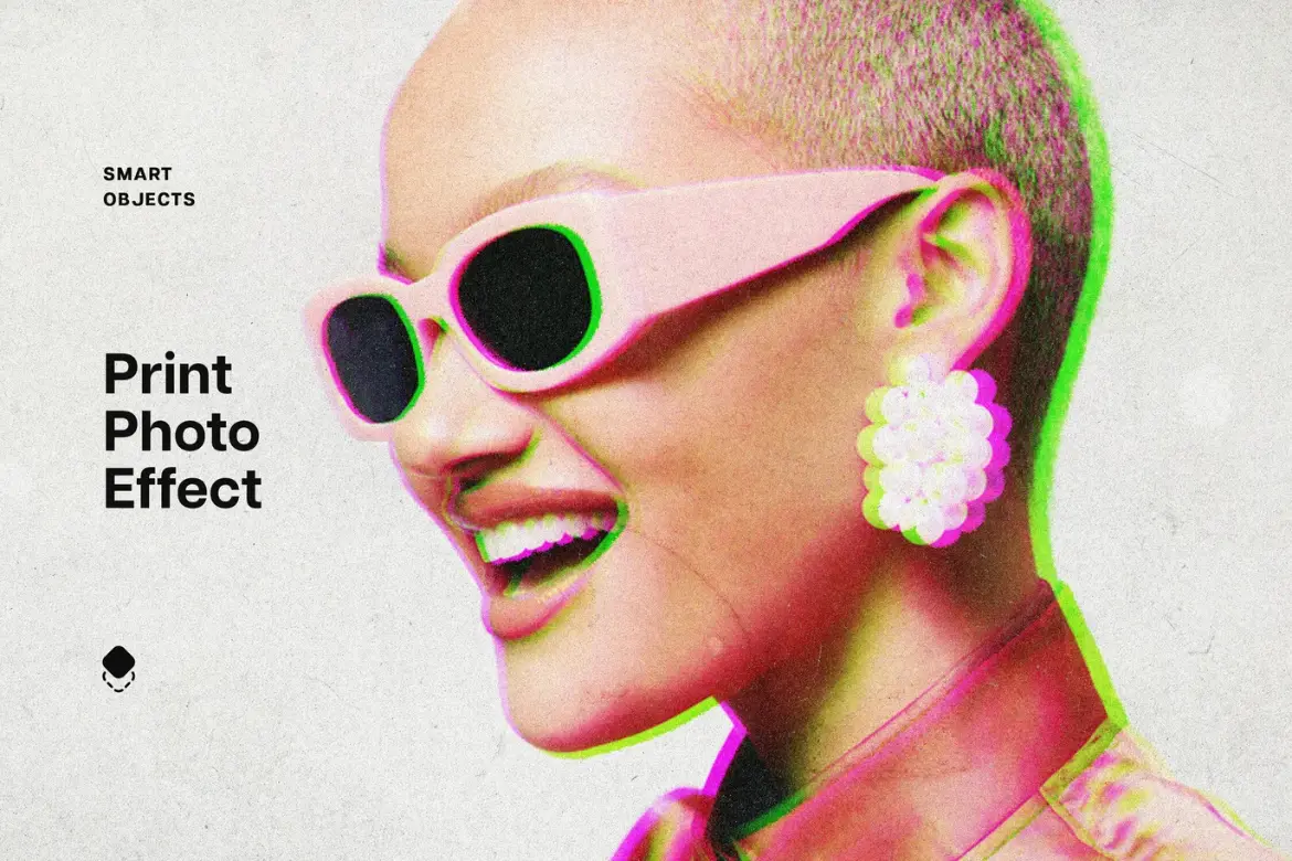 劣质印刷照片特效PSD模板 Bad Print Photo Effect