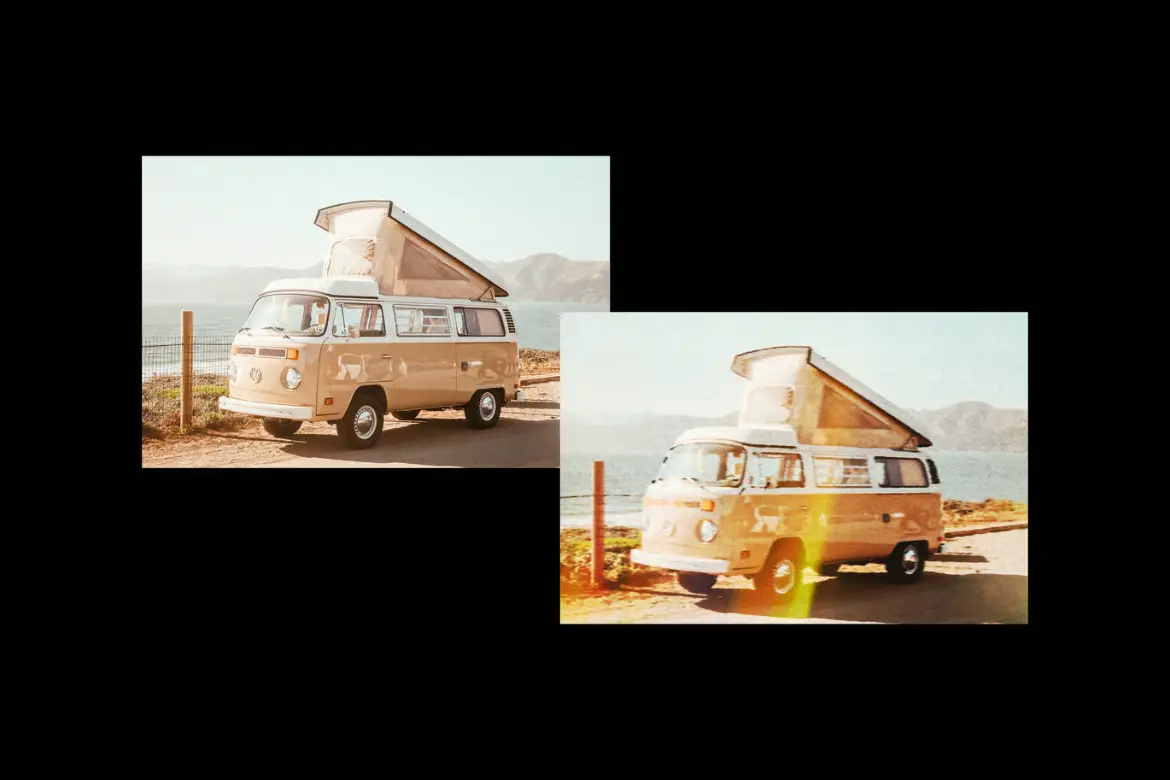 纸板印刷照片特效PSD模板 Cardboard Card Print Effect