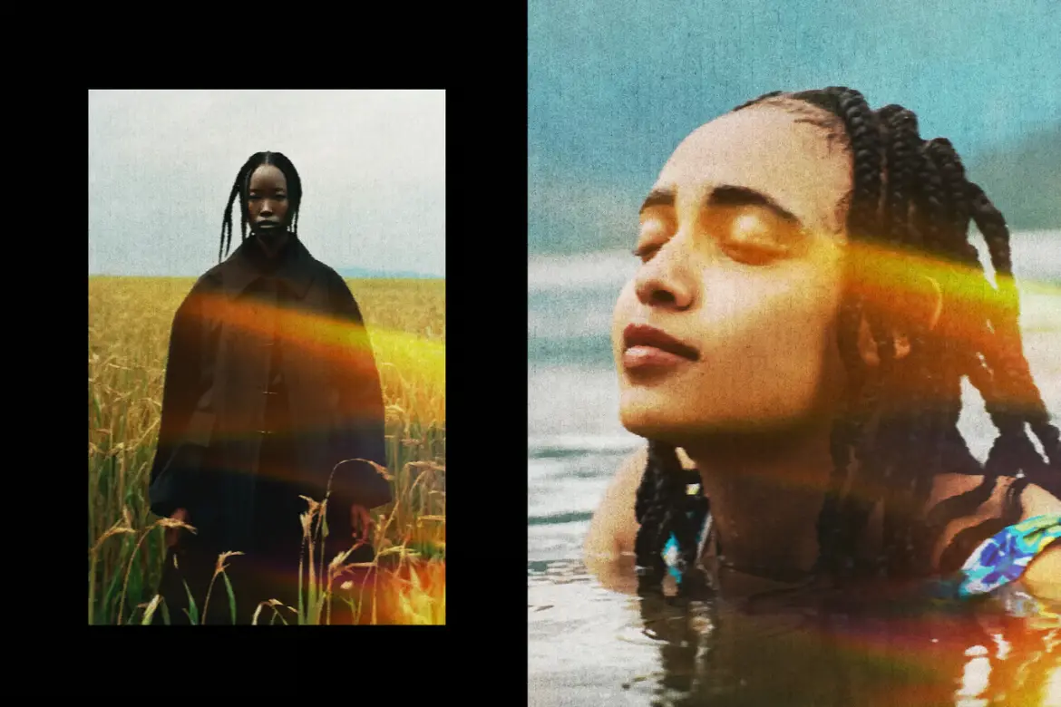 纸板印刷照片特效PSD模板 Cardboard Card Print Effect