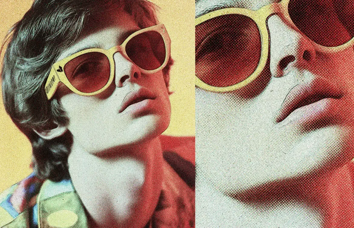 复古半调照片特效PSD模板 Vintage Halftone Photo Effect