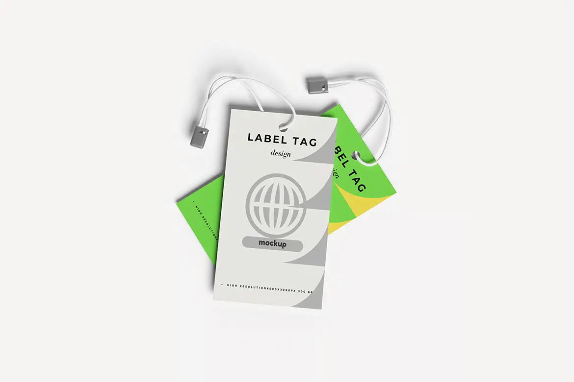 标签吊牌样机PSD模板 Label Tag Mockup