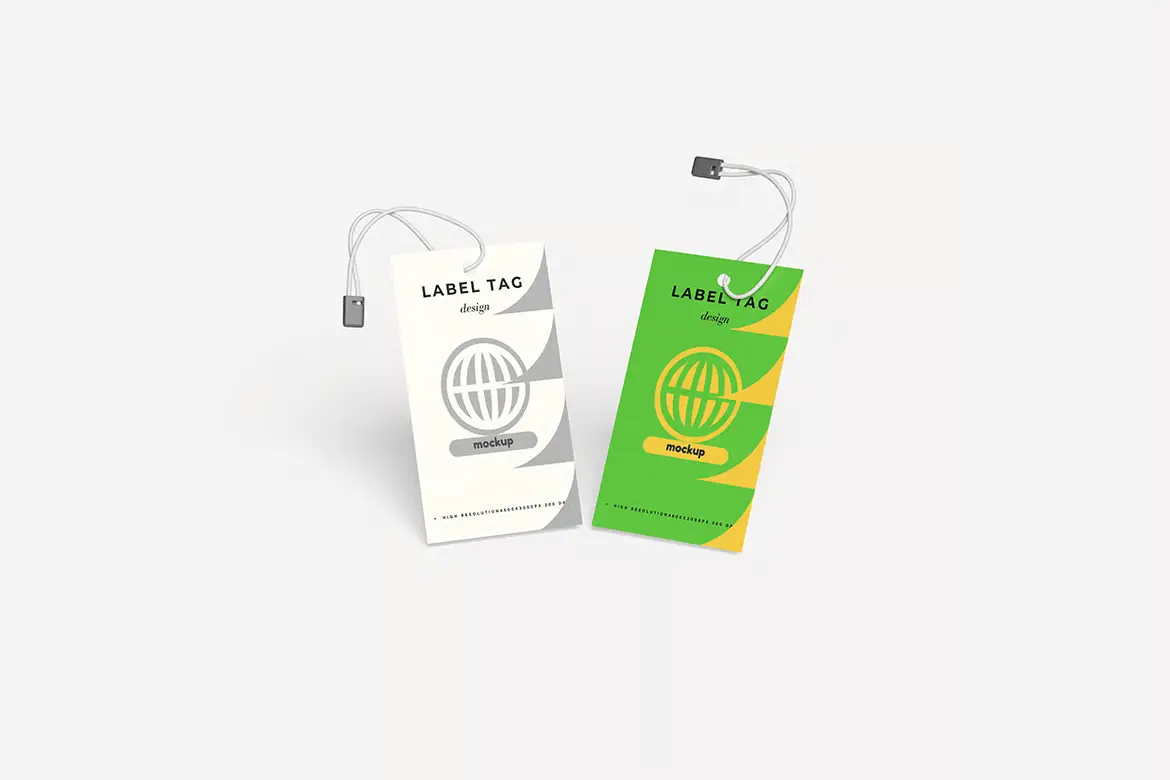标签吊牌样机PSD模板 Label Tag Mockup