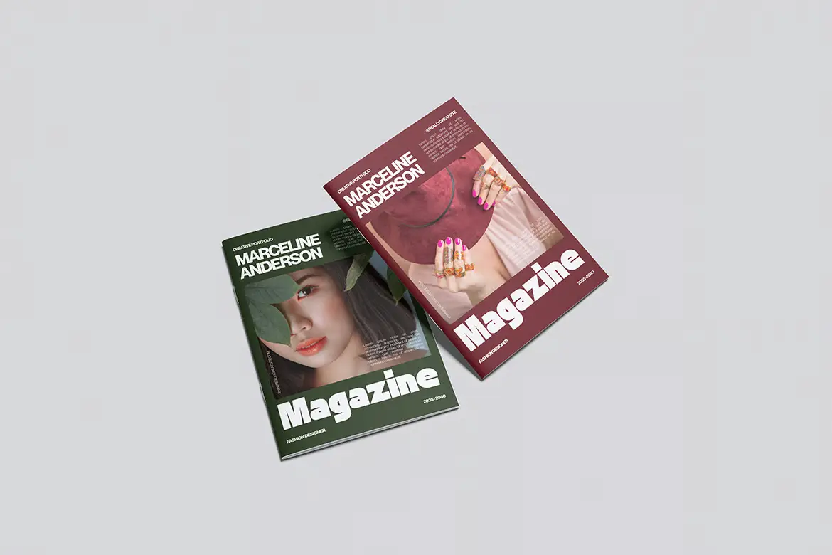 高品质杂志样机PSD模板 High Quality Magazine Mockup