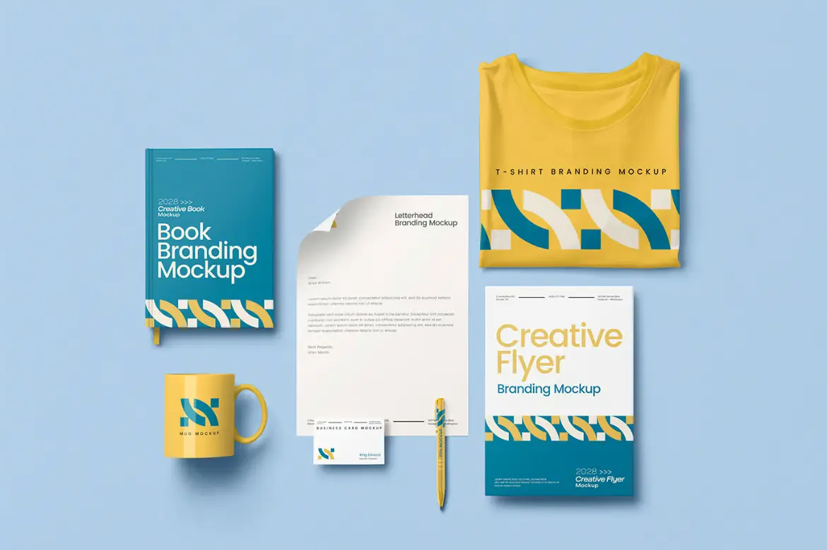 品牌识别样机PSD模板 Branding Mockup