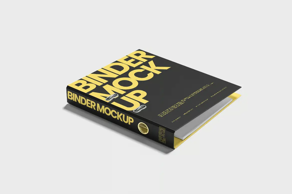 活页夹样机PSD模板 Binder Mockup