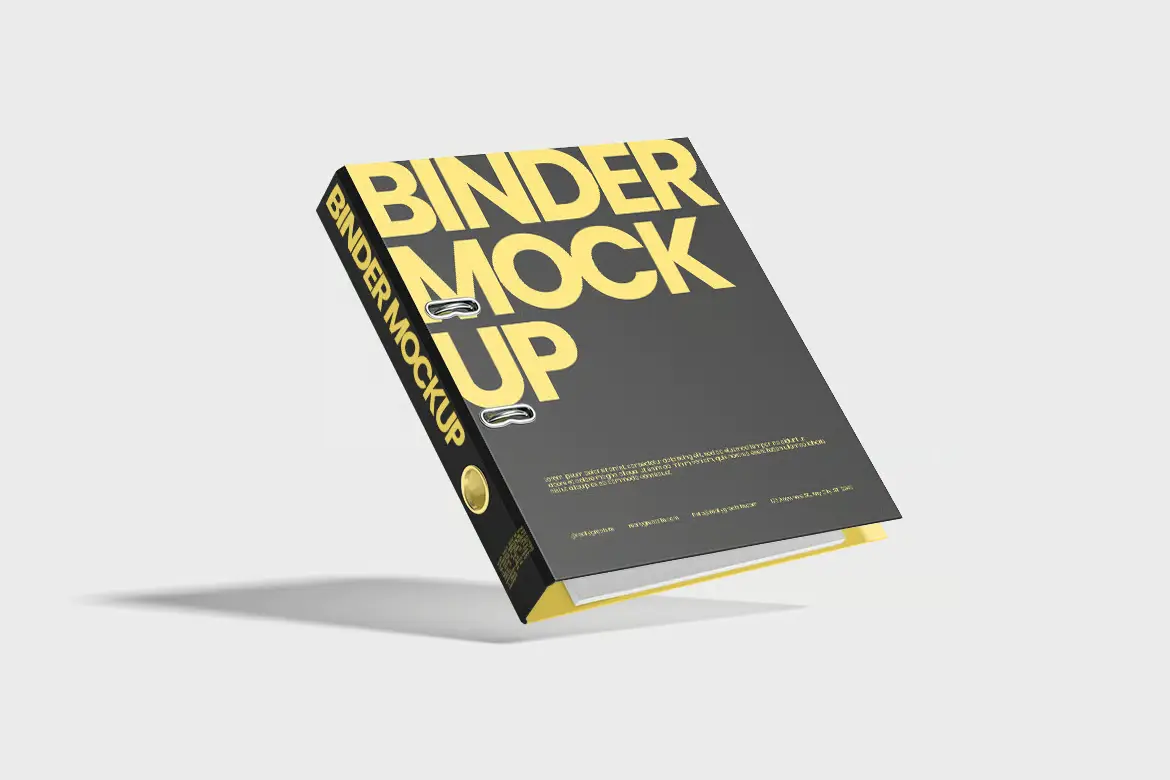 活页夹样机PSD模板 Binder Mockup