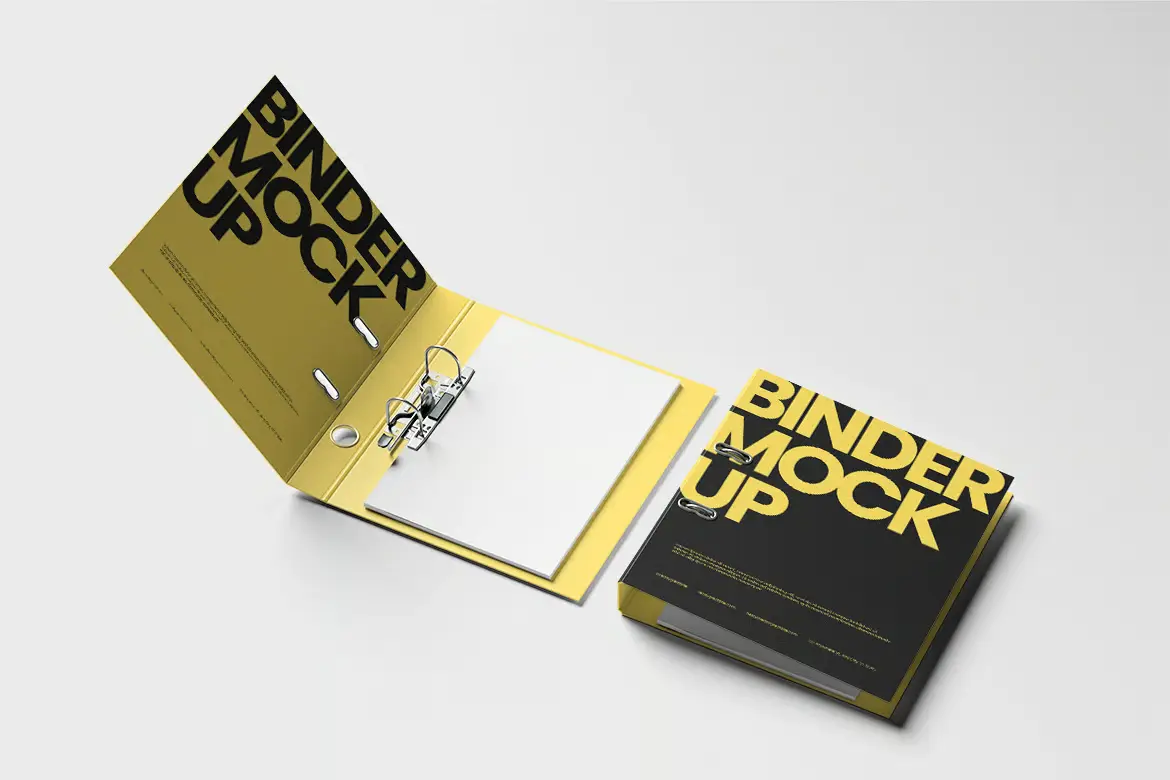 活页夹样机PSD模板 Binder Mockup
