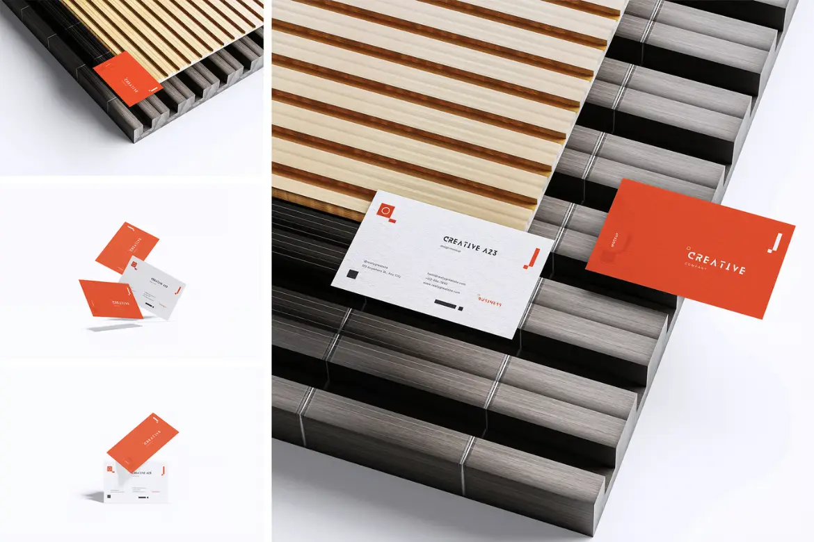 名片样机PSD模板 Business Card Mockup