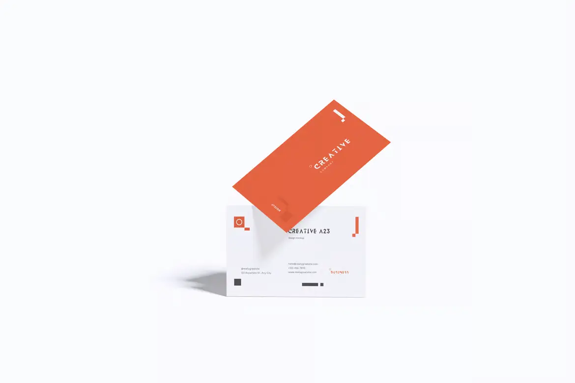 名片样机PSD模板 Business Card Mockup