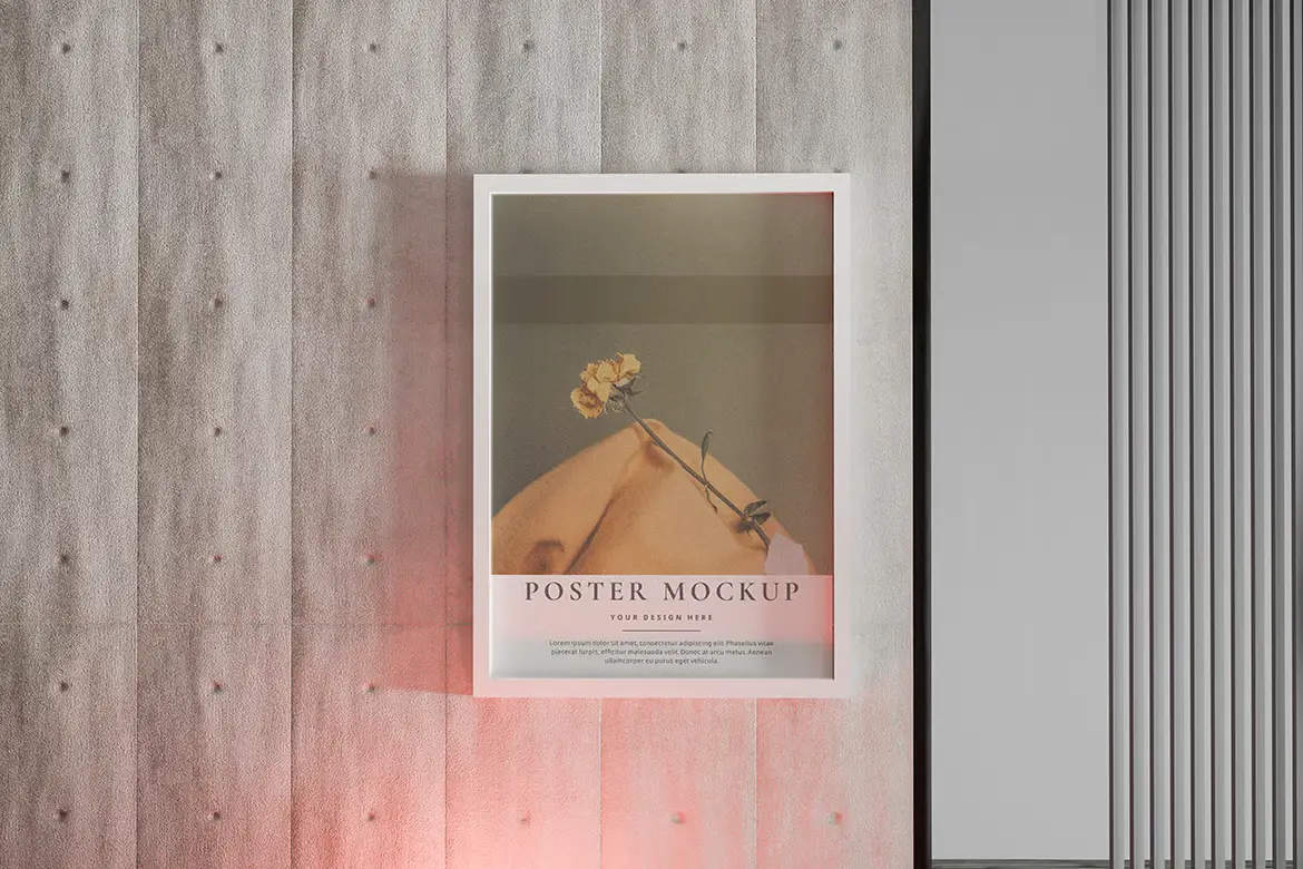 海报样机PSD模板 Poster Mockup