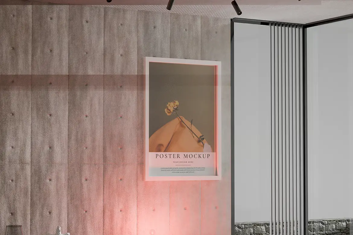 海报样机PSD模板 Poster Mockup