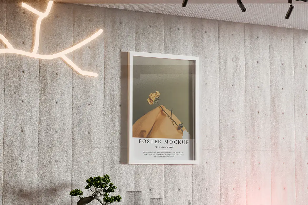 海报样机PSD模板 Poster Mockup