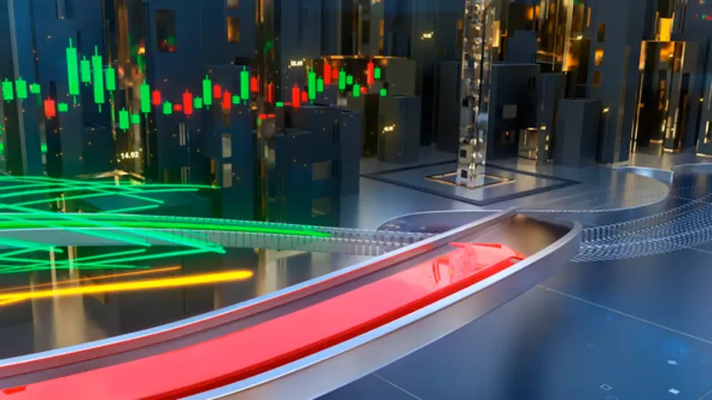 数字城市金融经济片头AE模板 Digital City Logo – Economy Finance Opener