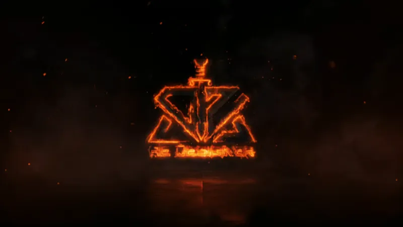 动态火焰爆裂Logo展示AE模板 Dynamic Fire Burst Logo Reveal