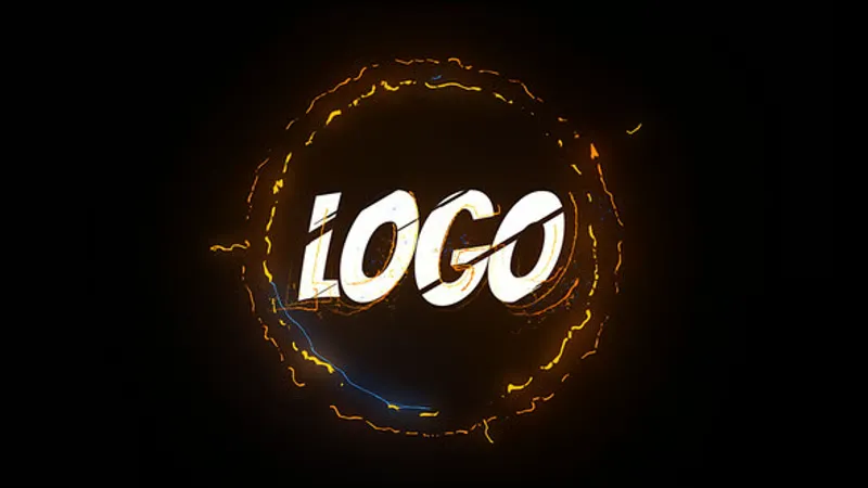 冲击波粒子能量Logo展示PR模板 Energetic Shockwave Logo Reveal with Particle Trails