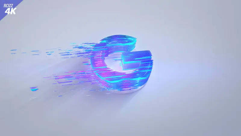 动态霓虹速度线Logo展示片头AE模板 Dynamic Neon Speed Lines Logo Reveal Opener