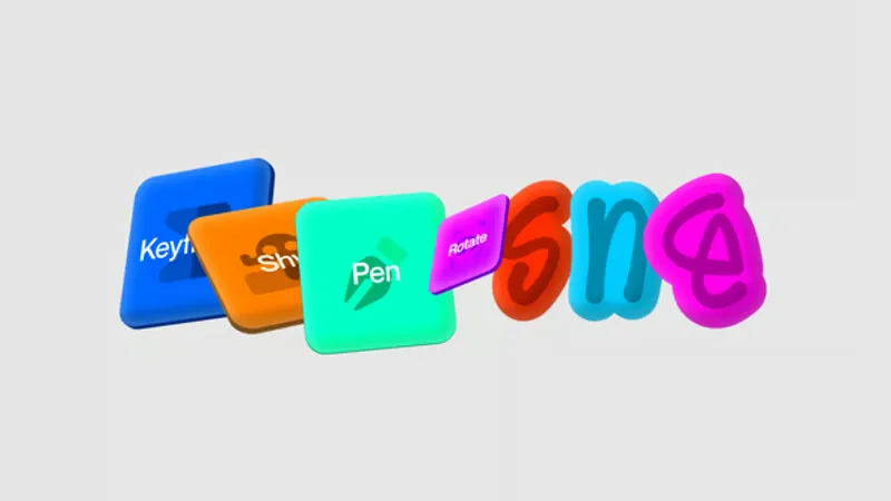 现代3D气泡文字变换Logo展示PR模板 Modern 3D Logo Reveal with Bubbly Text Transformation