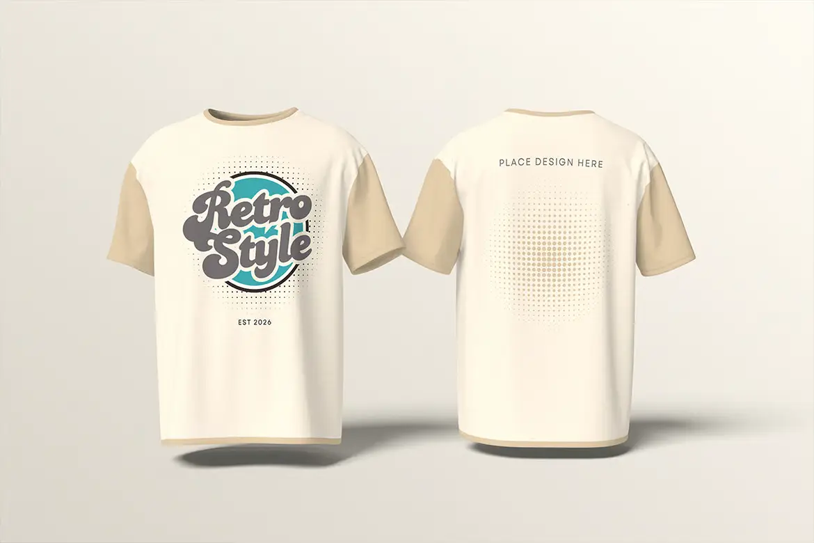 T恤样机PSD模板 T-Shirt Mockup