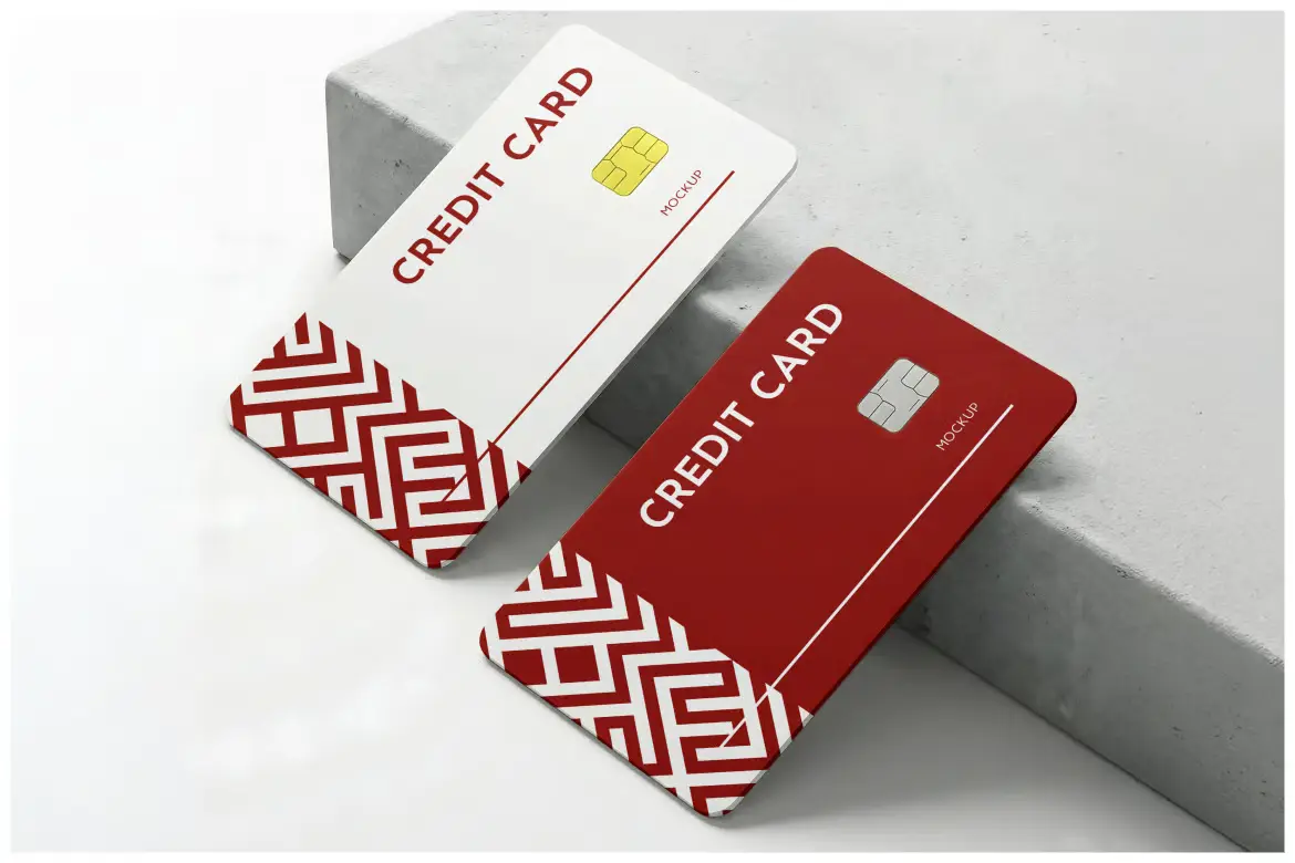 信用卡样机PSD模板 Credit Card Mockup