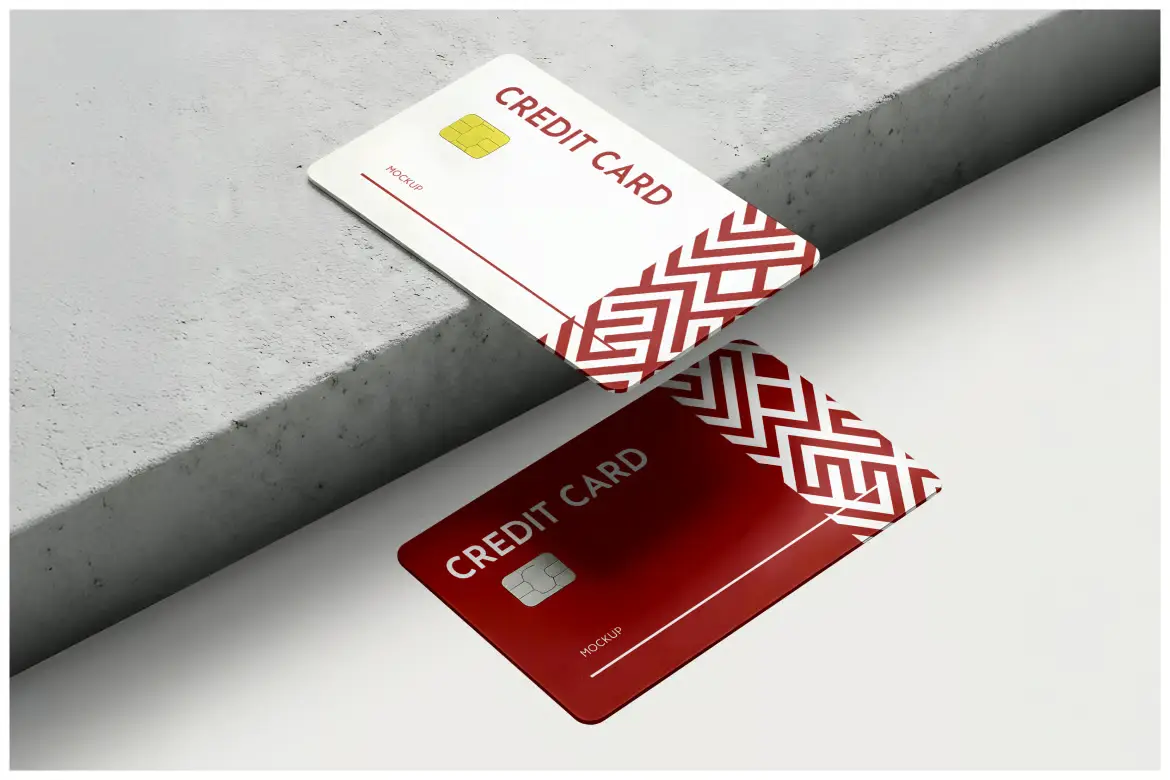 信用卡样机PSD模板 Credit Card Mockup