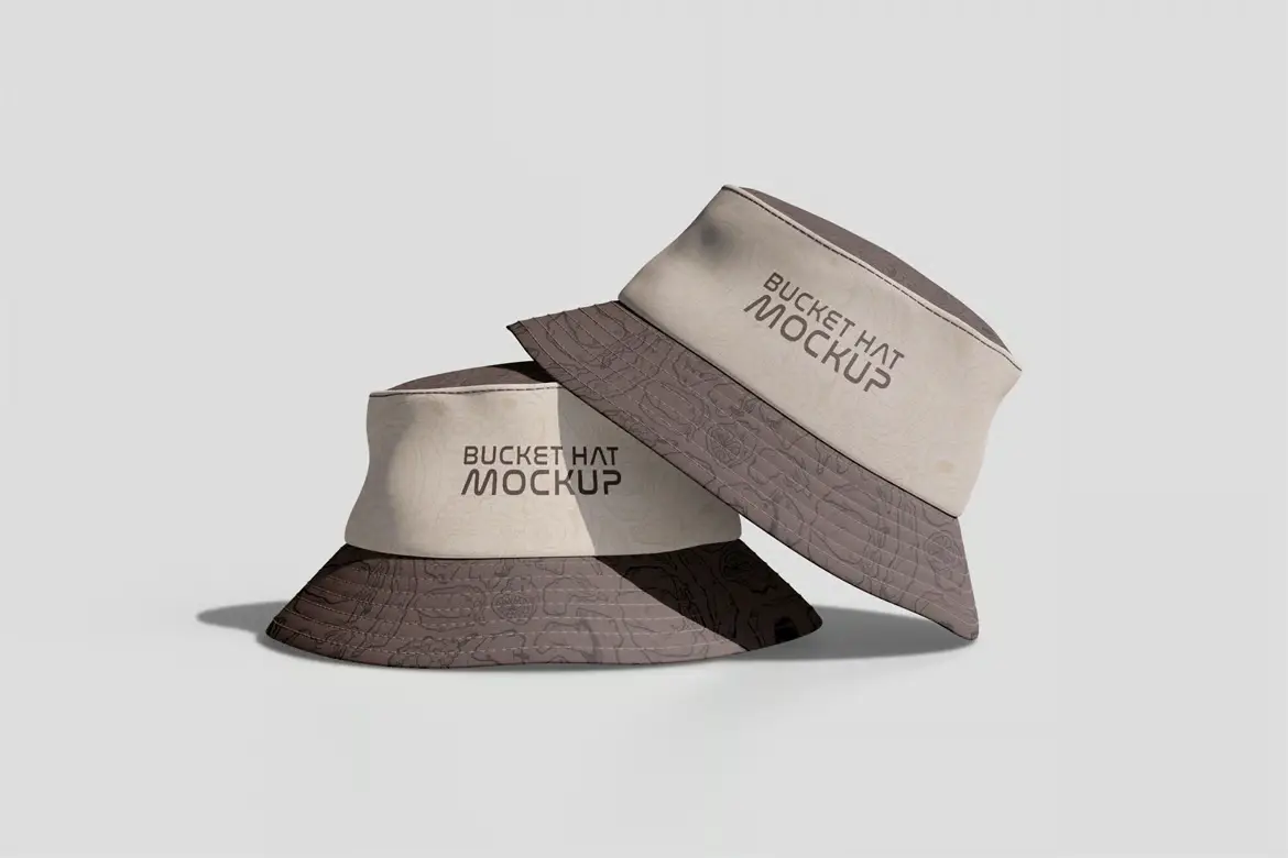 渔夫帽样机PSD模板 Bucket Hat Mockup