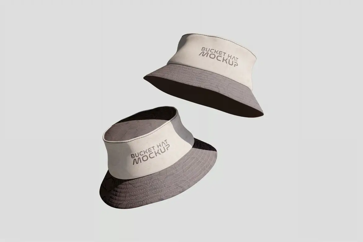 渔夫帽样机PSD模板 Bucket Hat Mockup