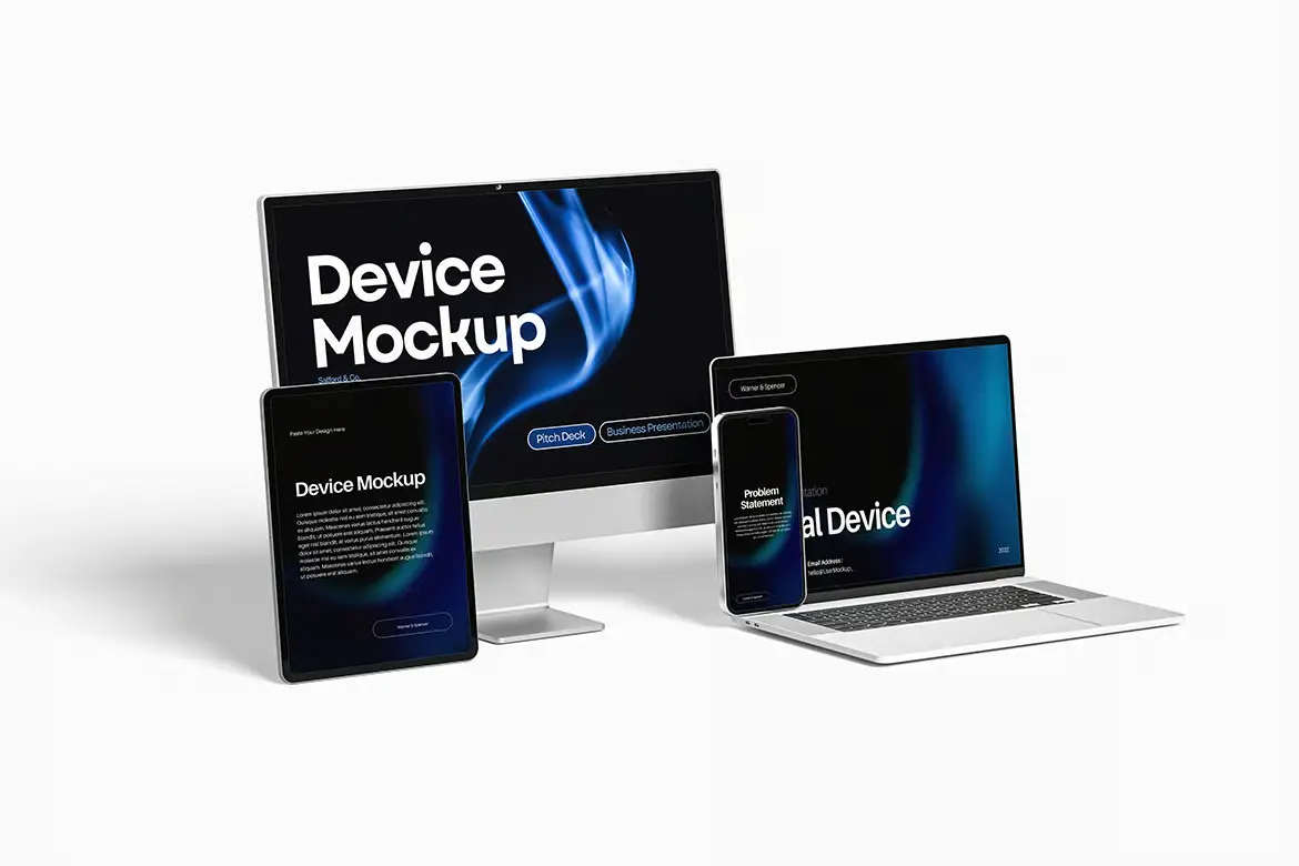 数字设备样机PSD模板 Device Mockup